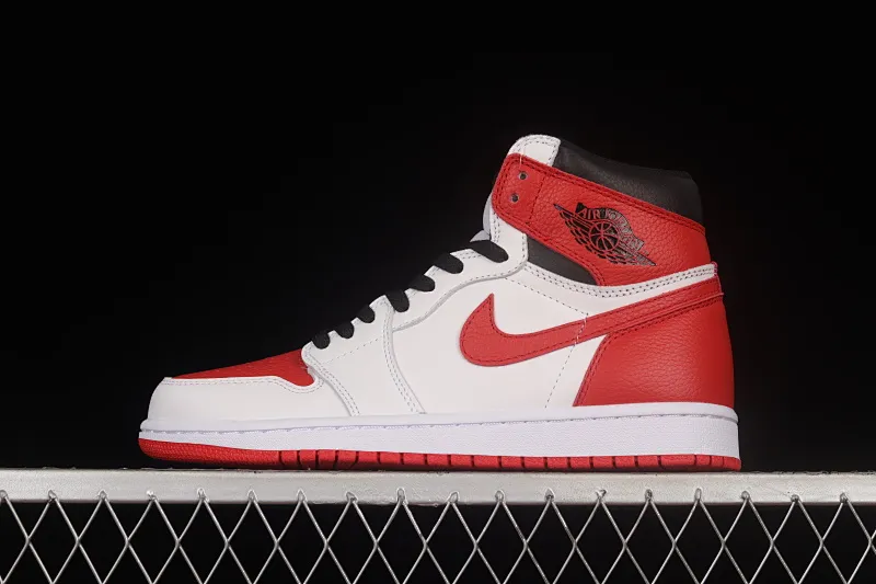 All categories Air Jordan Jordan series basketball shoes Air Jordan 1 High Air Jordan 1 High OG AJ1 Joe 1 white and red retro high-top cultural basketball shoes 555088-161